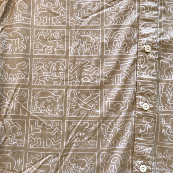 KEITH HARING Short Sleeve Button Down Shirts NEW With Tag XS, S, M, L, XL, XXL - Picture 7 of 8